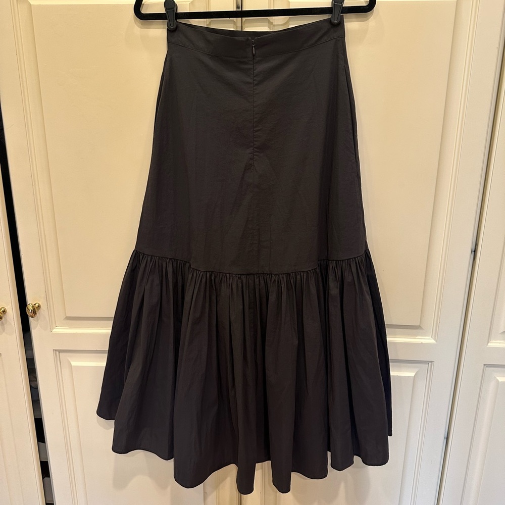 H&M Black Flared Skirt